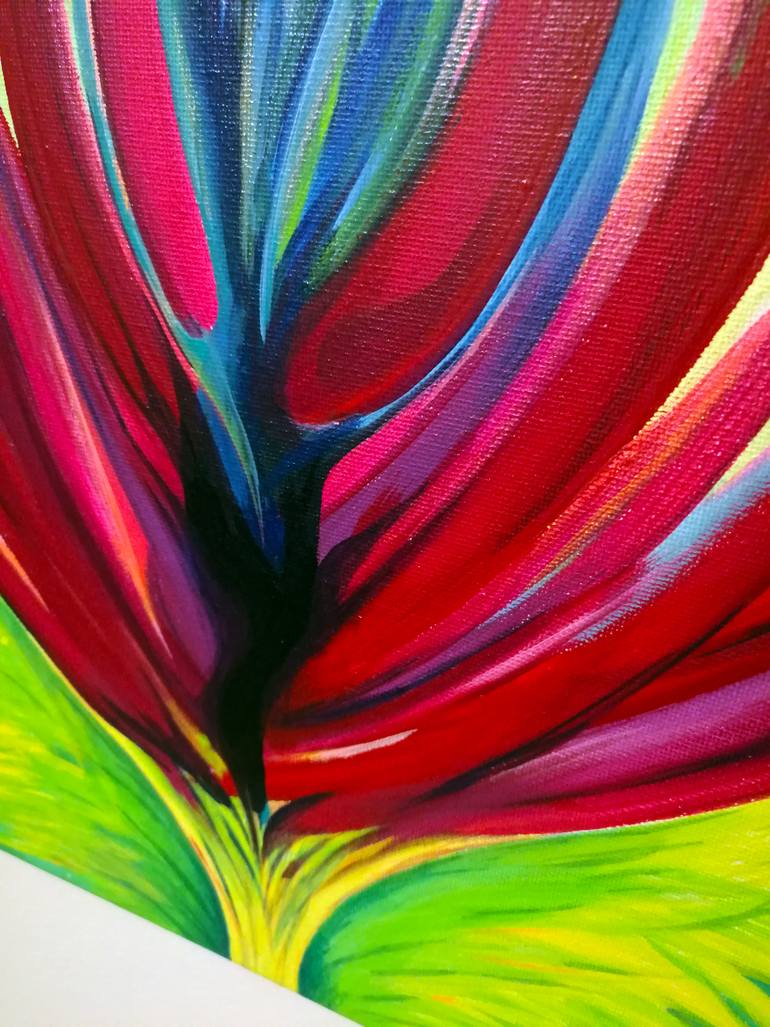 Original Abstract Expressionism Abstract Painting by Guillermo Castro