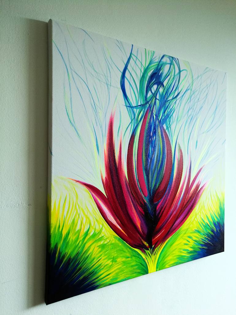 Original Abstract Expressionism Abstract Painting by Guillermo Castro