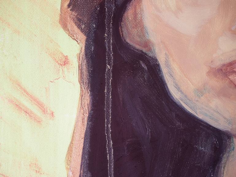 Original Abstract Expressionism People Painting by Elizabeth Anders