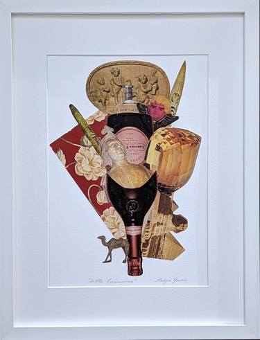 Original Abstract Food & Drink Collage by Robyn Dansie