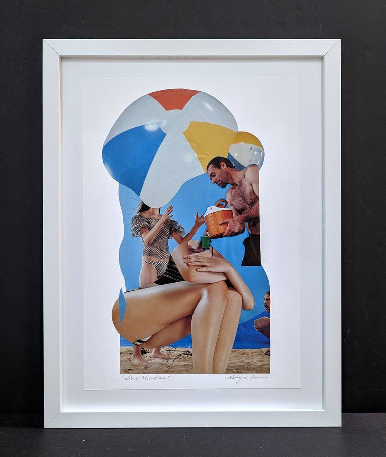 Original Pop Art Family Collage by Robyn Dansie