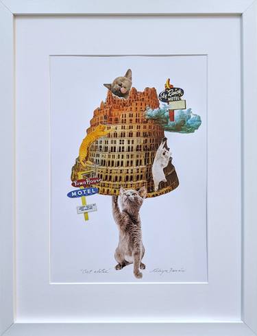 Original Illustration Animal Collage by Robyn Dansie