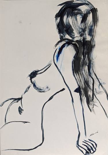 Original Abstract Nude Drawings by Robyn Dansie