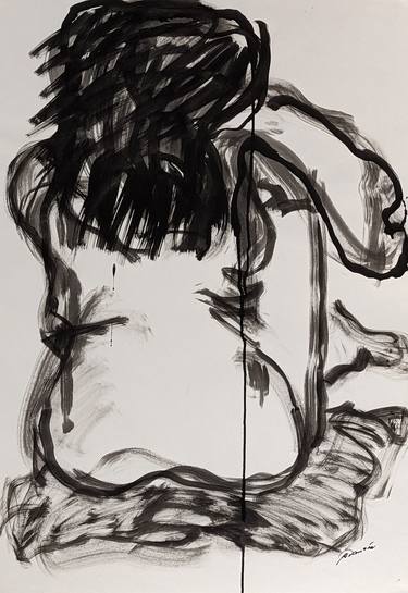 Original Abstract Nude Drawings by Robyn Dansie