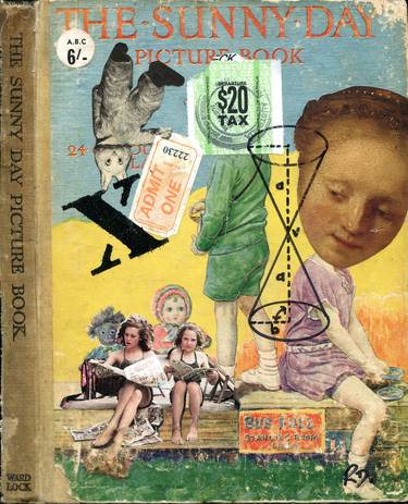 Original Conceptual Popular culture Collage by Robyn Dansie