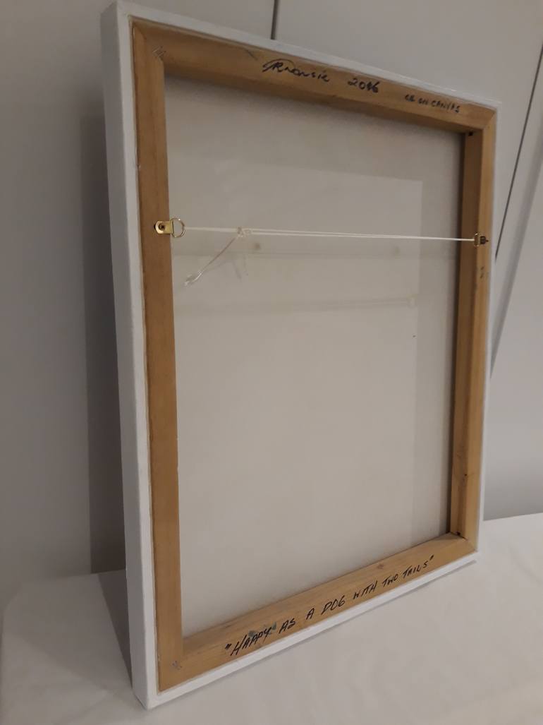 Original Abstract Animal Painting by Robyn Dansie