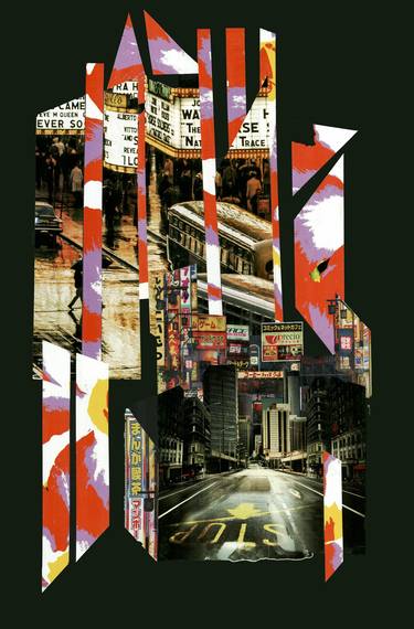 Print of Abstract Cities Collage by Robyn Dansie