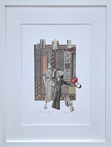 Original Art Deco Fashion Collage by Robyn Dansie