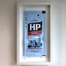 HP Sauce - in white frame