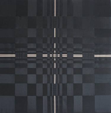 Original Abstract Geometric Paintings by Jessica van den Heuvel