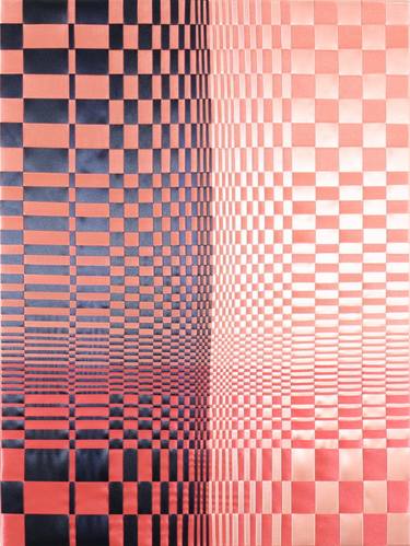 Original Abstract Geometric Collage by Jessica van den Heuvel
