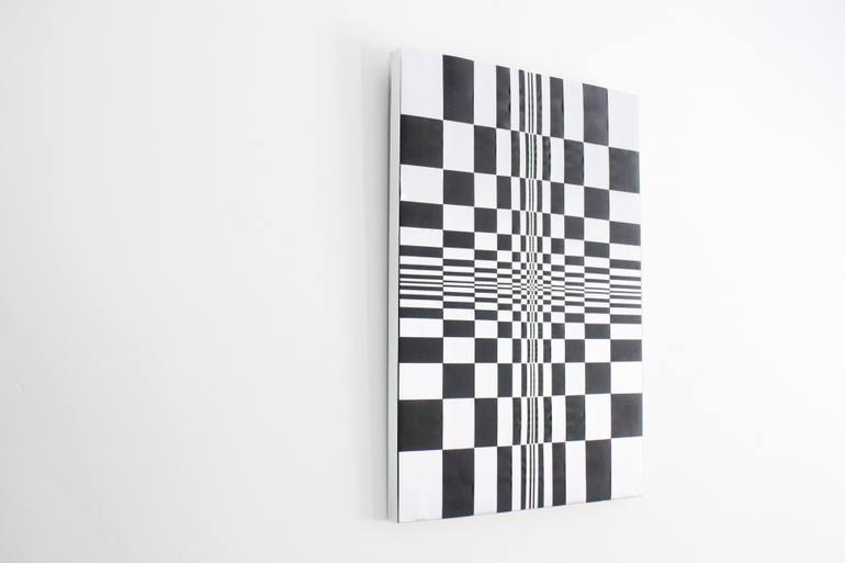 Original Abstract Geometric Collage by Jessica Van Den Heuvel