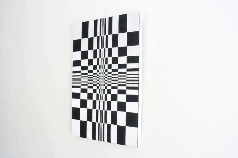 Original Abstract Geometric Collage by Jessica Van Den Heuvel