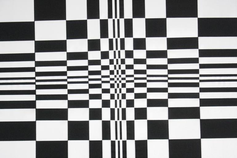 Original Abstract Geometric Collage by Jessica Van Den Heuvel