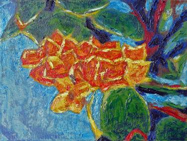 Original Expressionism Floral Paintings by Gerhardt Isringhaus