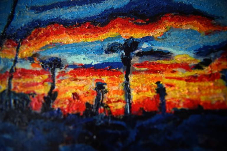 Original Expressionism Landscape Painting by Gerhardt Isringhaus