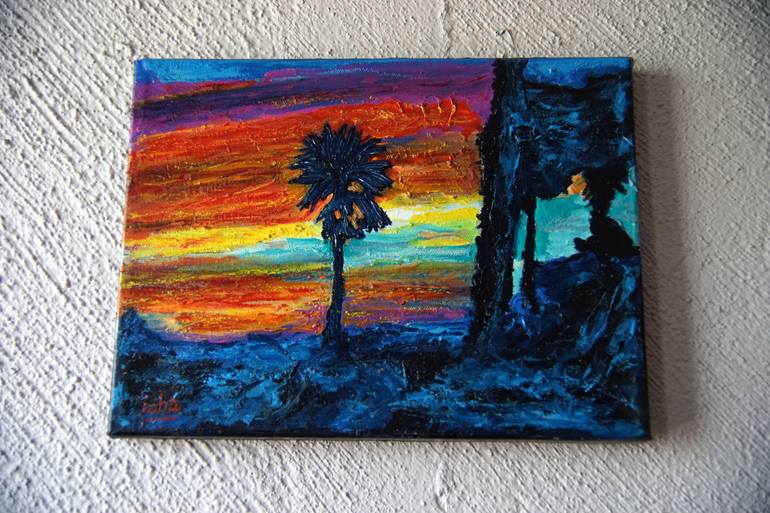 Original Expressionism Landscape Painting by Gerhardt Isringhaus