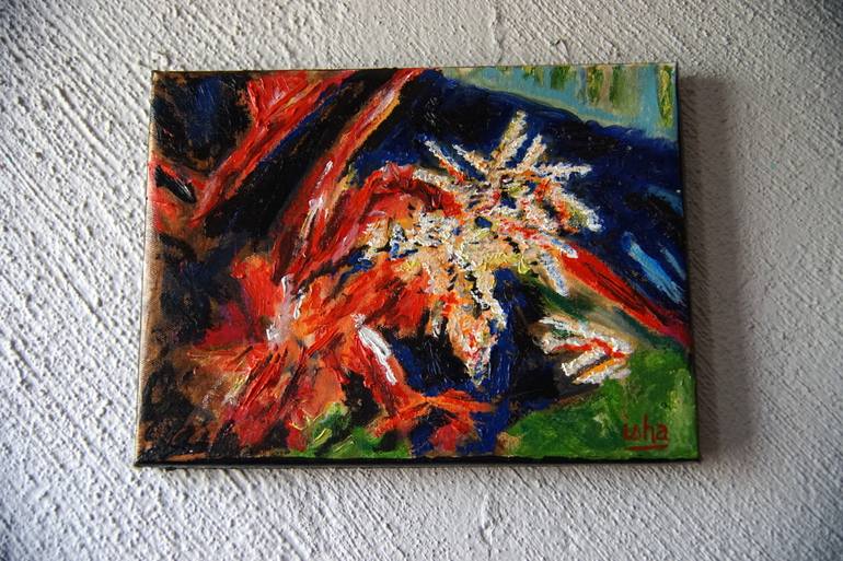 Original Expressionism Floral Painting by Gerhardt Isringhaus