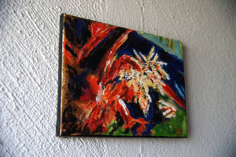 Original Expressionism Floral Painting by Gerhardt Isringhaus