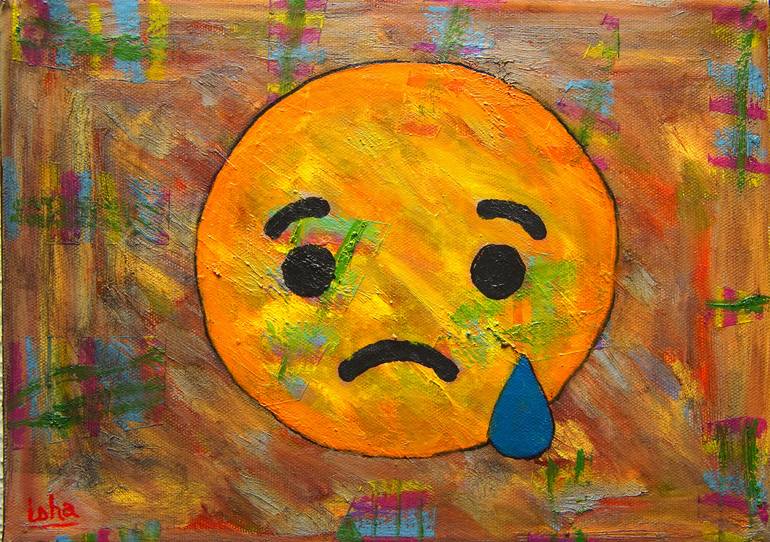 sadness abstract painting