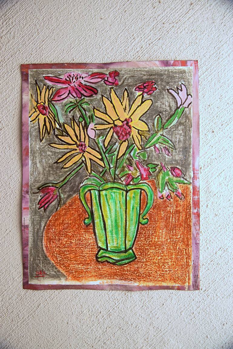 Original Abstract Still Life Painting by Gerhardt Isringhaus