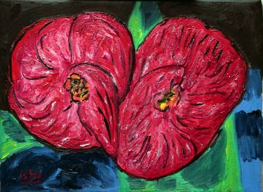 Print of Expressionism Floral Paintings by Gerhardt Isringhaus