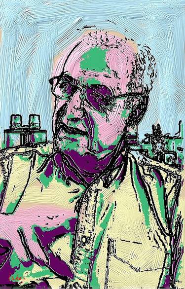 Original Pop Art Portrait Mixed Media by Gerhardt Isringhaus