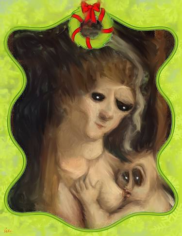 Alien Virgin and Child - Limited Edition of 10 thumb