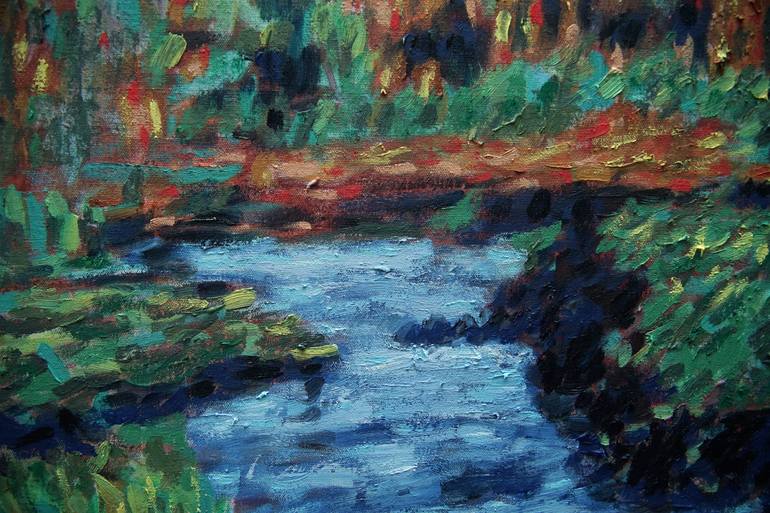 Original Abstract Landscape Painting by Gerhardt Isringhaus