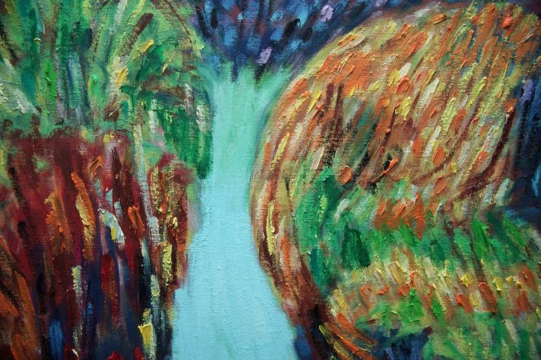 Original Abstract Landscape Painting by Gerhardt Isringhaus
