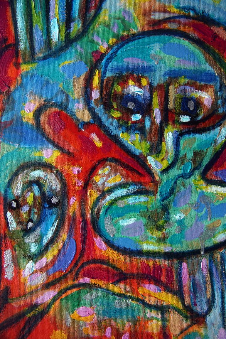 Original Abstract Expressionism Abstract Painting by Gerhardt Isringhaus