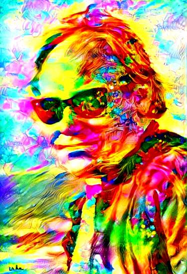 Print of Pop Art Portrait Mixed Media by Gerhardt Isringhaus