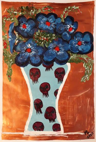 Print of Floral Paintings by MARIE RUDA