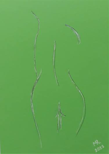 Original Nude Drawings by MARIE RUDA