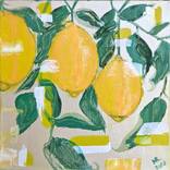 Lemons on branches. by MARIE RUDA