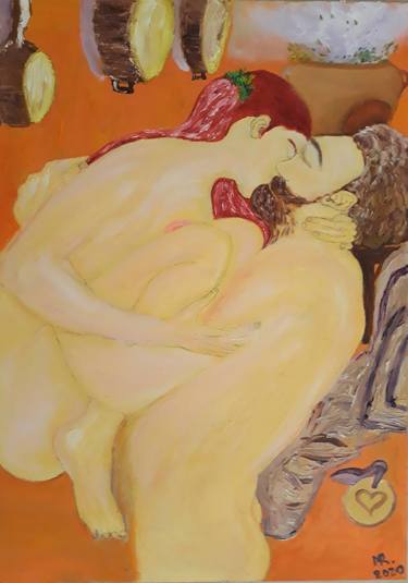 Print of Figurative Nude Paintings by MARIE RUDA
