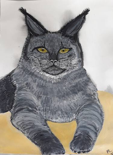 Original Fine Art Animal Drawings by MARIE RUDA