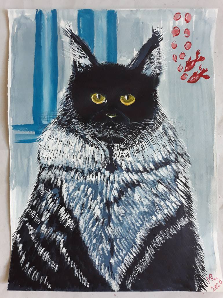 Original Figurative Animal Drawing by Marie Ruda