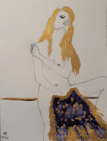 Original Erotic Drawings by MARIE RUDA