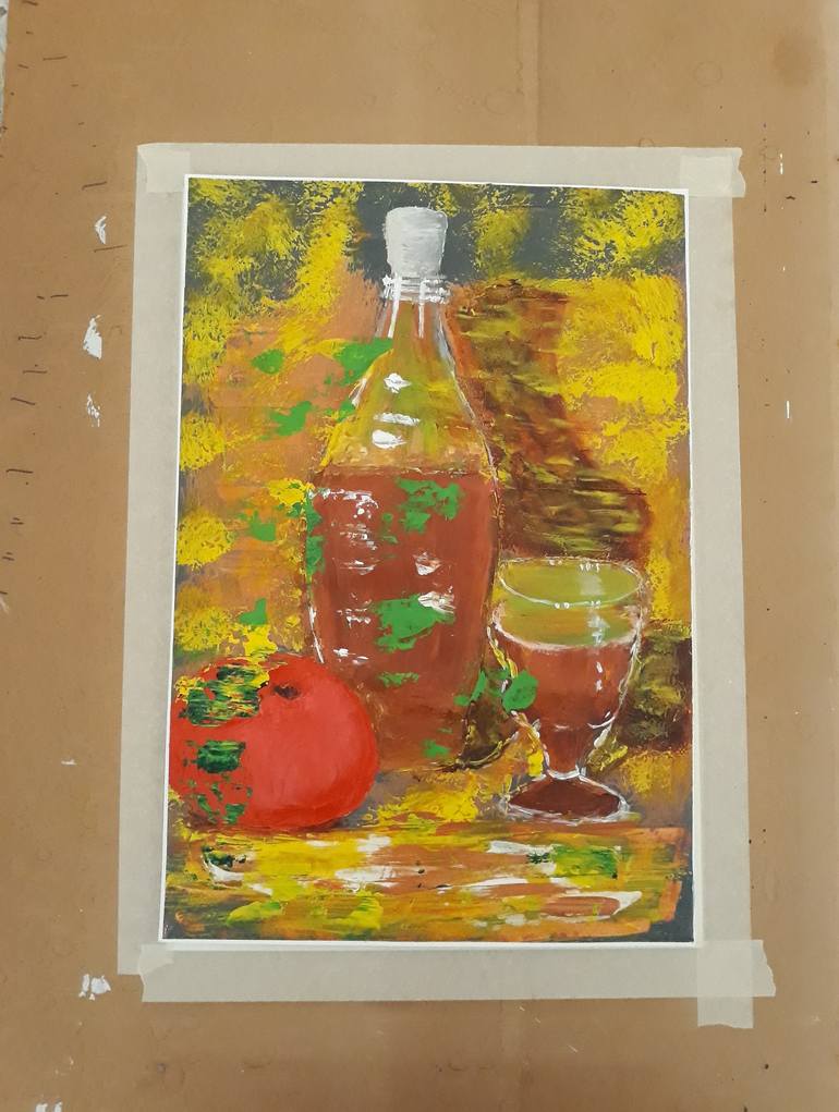 Original Impressionism Still Life Painting by Marie Ruda