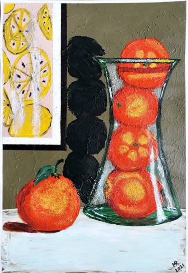 Print of Fine Art Still Life Paintings by MARIE RUDA