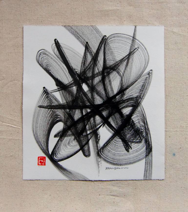 Original Fine Art Abstract Drawing by Ray Brandolino