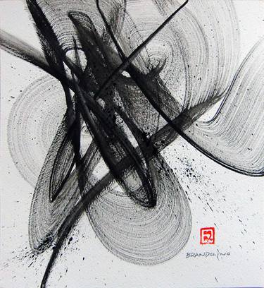 Original Fine Art Abstract Drawings by Ray Brandolino