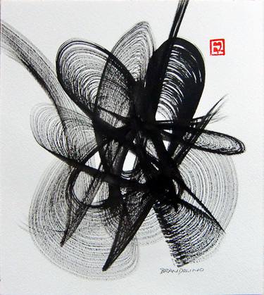 Original Fine Art Abstract Drawings by Ray Brandolino