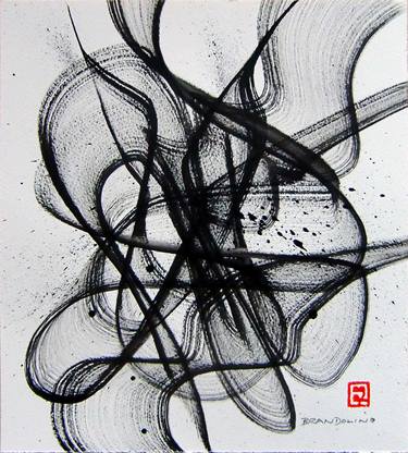 Original Fine Art Abstract Drawings by Ray Brandolino