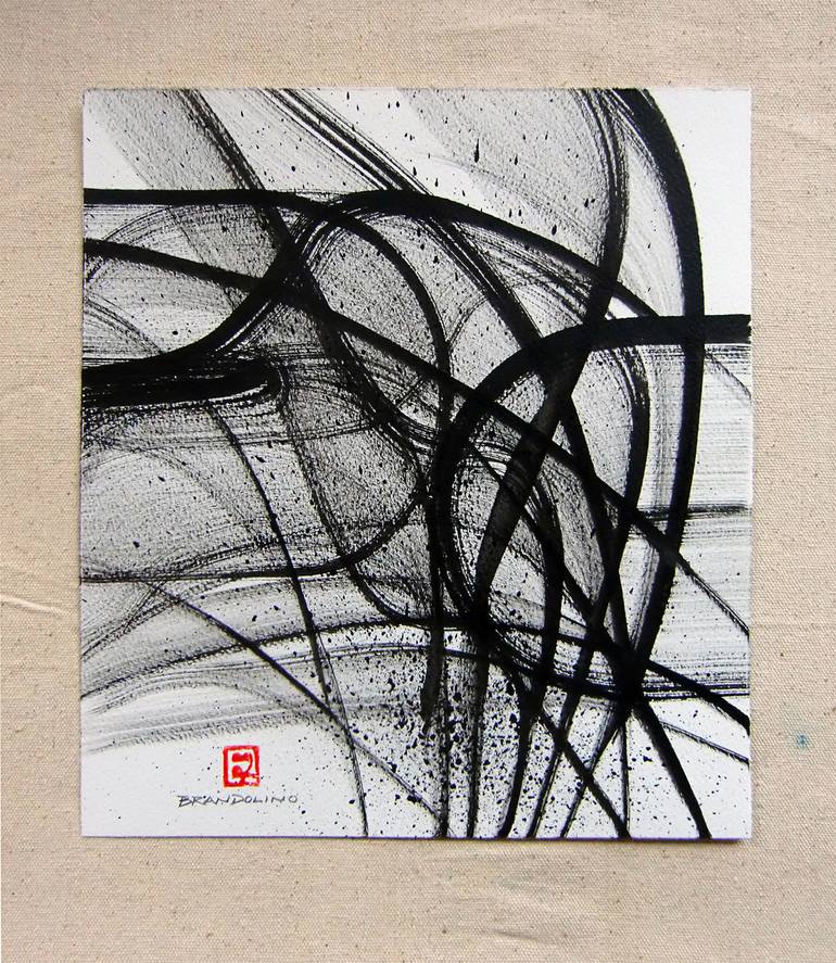 Original Fine Art Abstract Drawing by Ray Brandolino