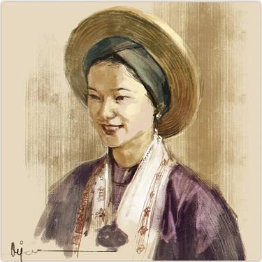 Print of Portraiture Portrait Paintings by minh nguyen