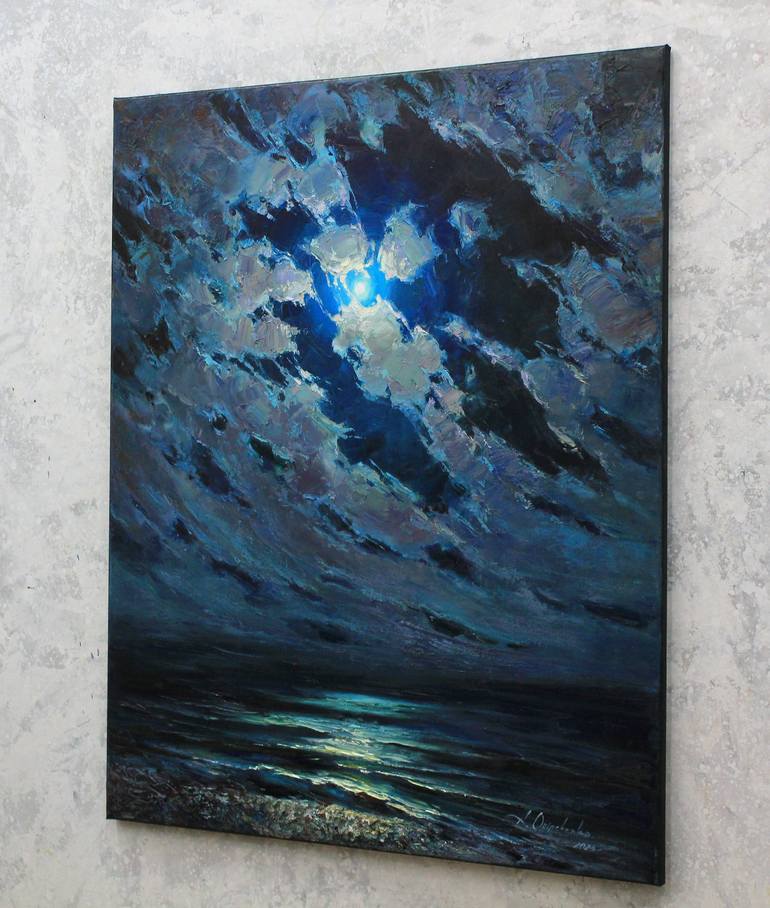 Original Fine Art Seascape Painting by Alisa Onipchenko-Cherniakovska
