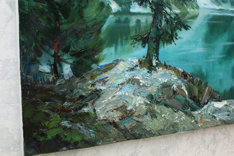 Original Impressionism Landscape Painting by Alisa Onipchenko-Cherniakovska
