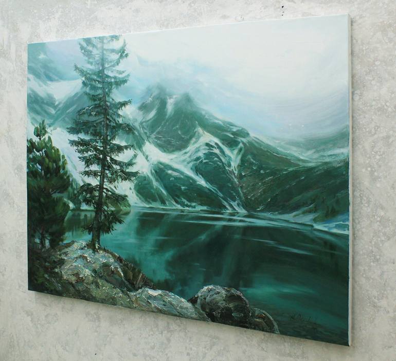 Original Impressionism Landscape Painting by Alisa Onipchenko-Cherniakovska